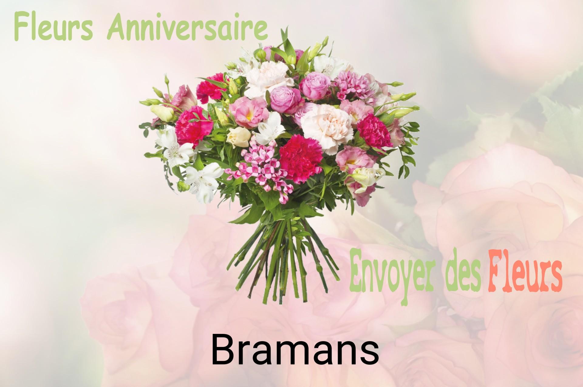 Bouquet de fleurs d’anniversaire livré à Bramans